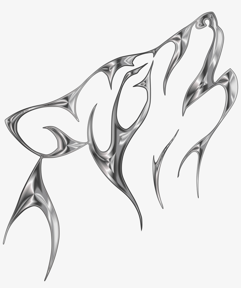 This Free Icons Png Design Of Steel Tribal Wolf No, transparent png download