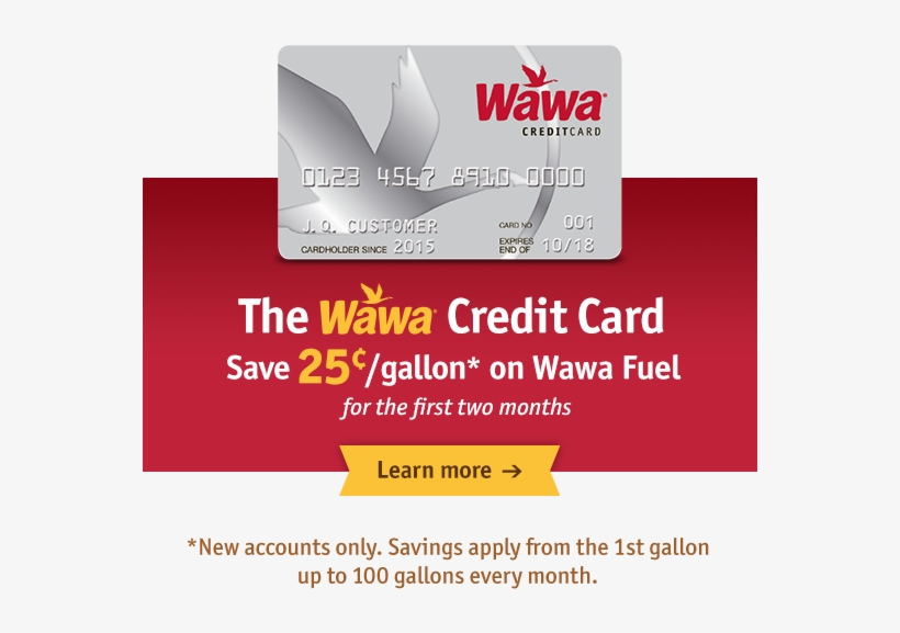Wawa Credit Card - Wawa, transparent png download