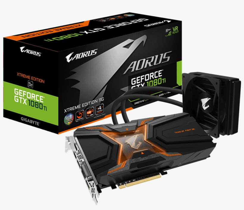 Gigabyte Aorus 1080 Ti, transparent png download
