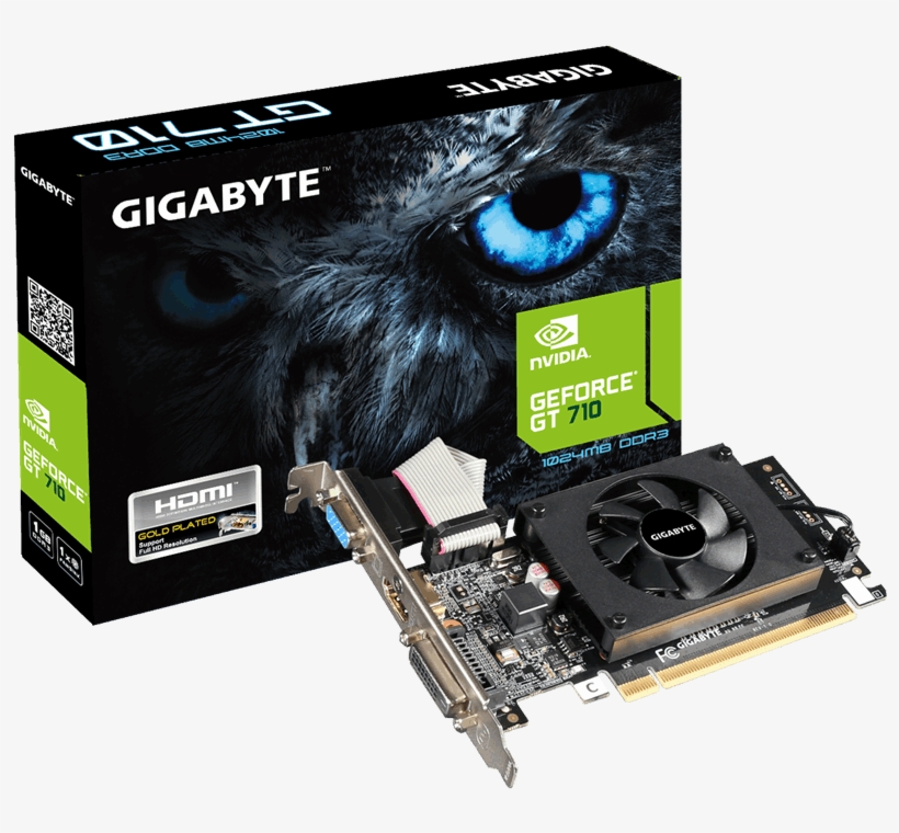 Gv N710d3 1gl - Nvidia Geforce Gt 710 1gb, transparent png download