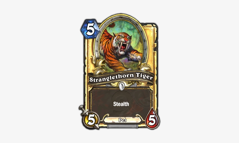 Image Stranglethorntiger Heroes Of - Hearthstone Bone Drake, transparent png download