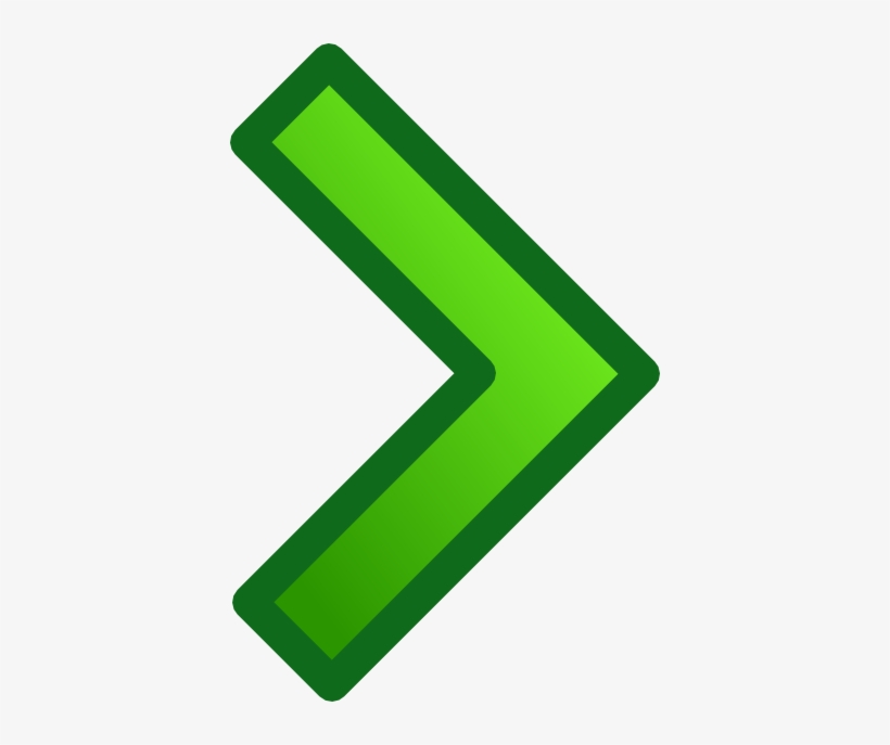 Green Right Arrow Png, transparent png download