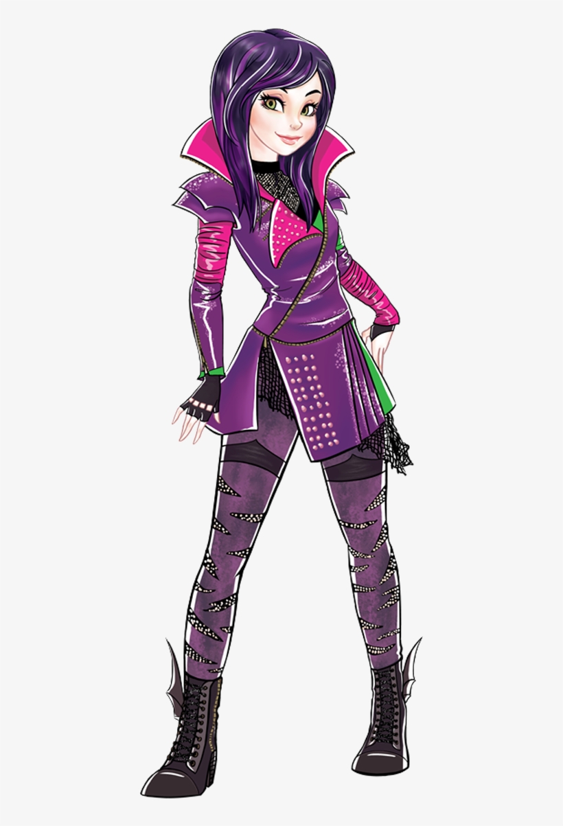 Esto Es Para Mi Hermana Que Esta Cumpliendo Años Ya - Disney Descendants Mal Cartoon, transparent png download