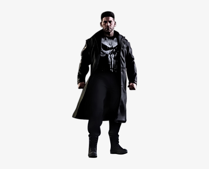Netflix Punisher Png Clip Black And White - Hot Toys Daredevil Action Figure 1/6, transparent png download