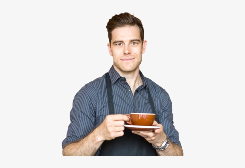 Come To Us Not Because Of Our Great Coffee But Because - Man Drink Coffee Png, transparent png download