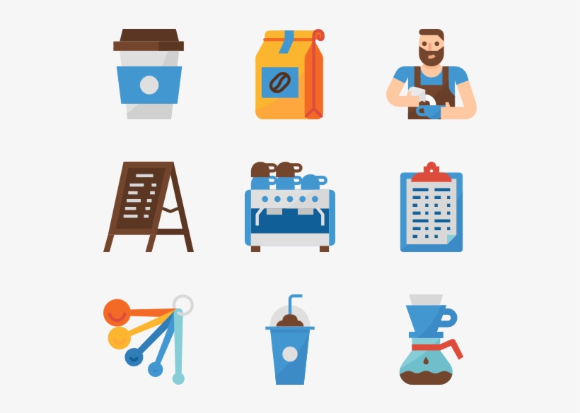 Coffee Shop - Baristar Icon Png, transparent png download