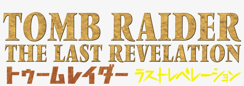 The Last Revelation - Tomb Raider Last Revelation Logo, transparent png download