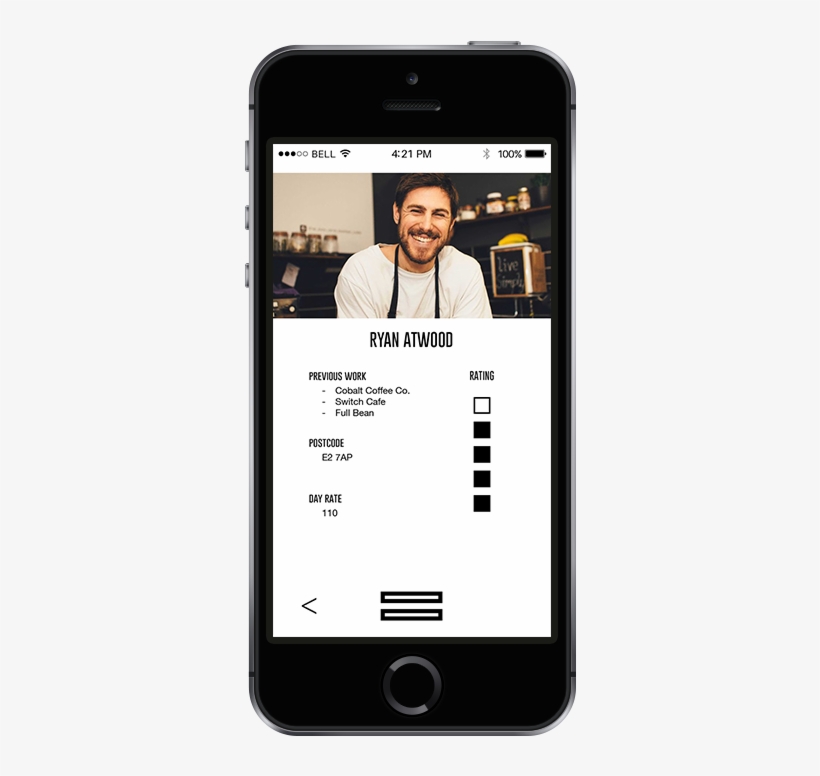 Chub Barista Profile - Iphone, transparent png download