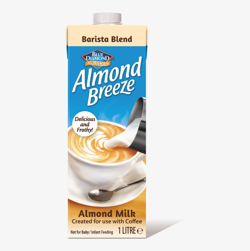 Almond Breeze Almond Milk Unsweetened Barista Blend - Blue Diamond Almond Breeze Almondmilk, Vanilla - 64, transparent png download