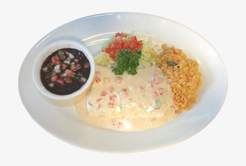 Seafood Enchiladas $14 - Frijoles Negros, transparent png download