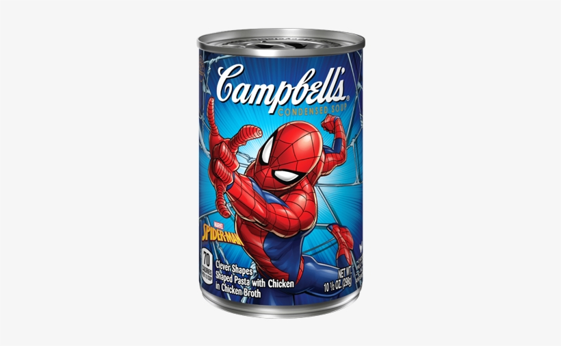 Marvel's Spider-man Soup - Campbell Soup Spiderman, transparent png download