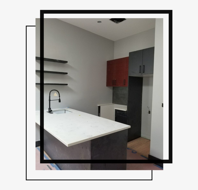 Whether This Means Wrap Around Stone Kitchen Countertops - Interior Design, transparent png download