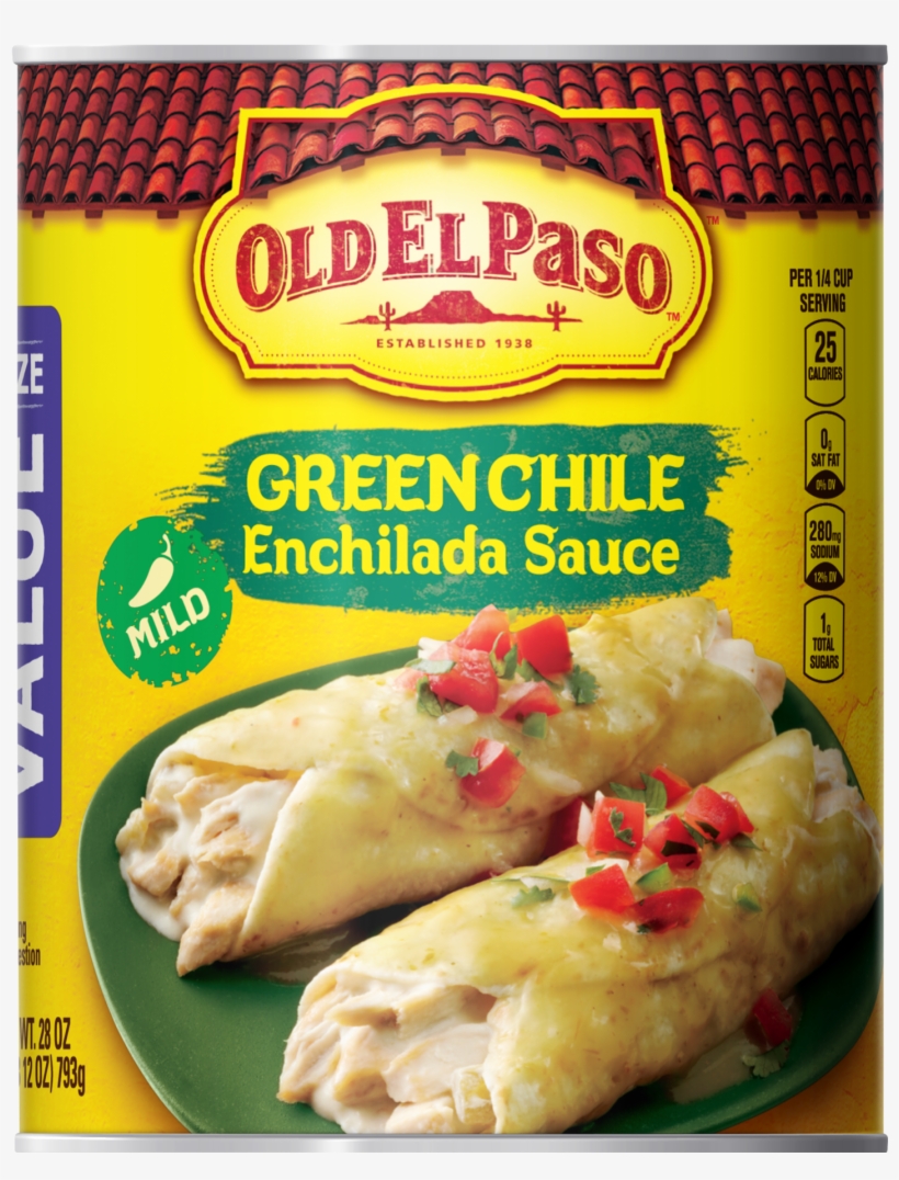 Old El Paso Green Chile Enchilada, transparent png download