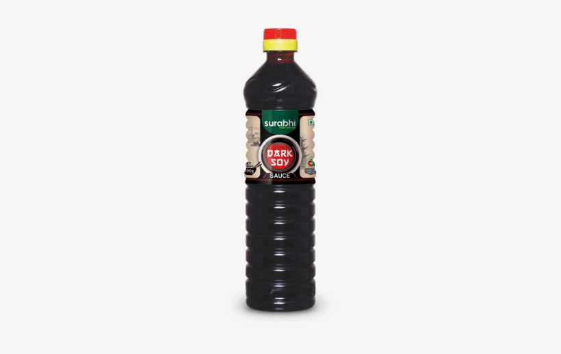 Dark Soy Sauce Glass Bottle - Plastic Bottle, transparent png download