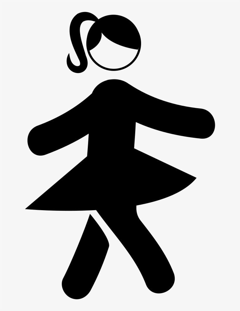 Girl Walking Comments - Illustration, transparent png download