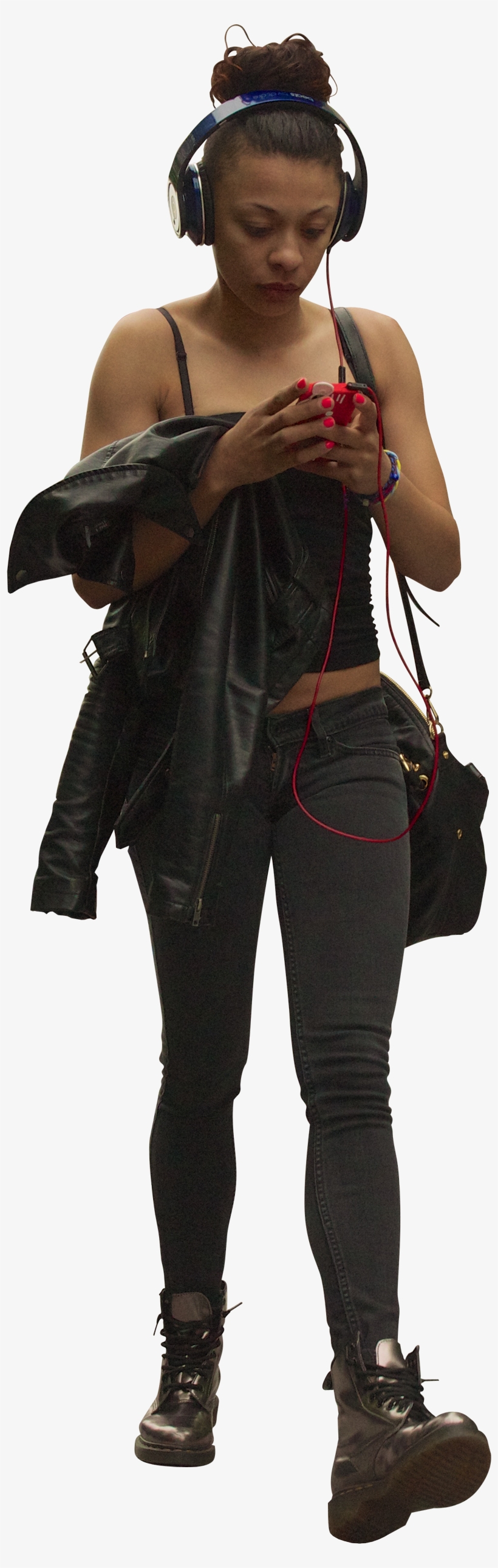 Black Woman Walking Png, transparent png download