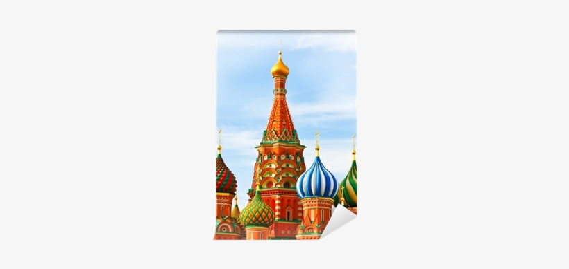 Basil's Cathedral On Red Square, Moscow, Russia Wall - Saint Basil's Cathedral, transparent png download