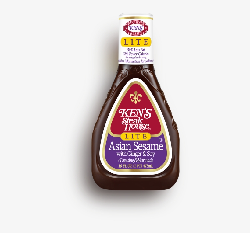 Natural Flavor, Potassium Sorbate And Sodium Benzoate - Ken's Asian Sesame Salad Dressing, transparent png download
