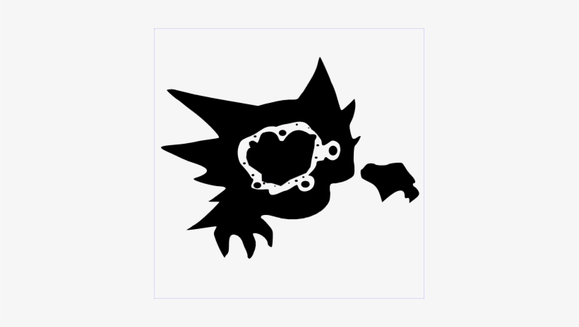 By Zalmon Dec 18, 2013 View Original - Black And White Gengar, transparent png download