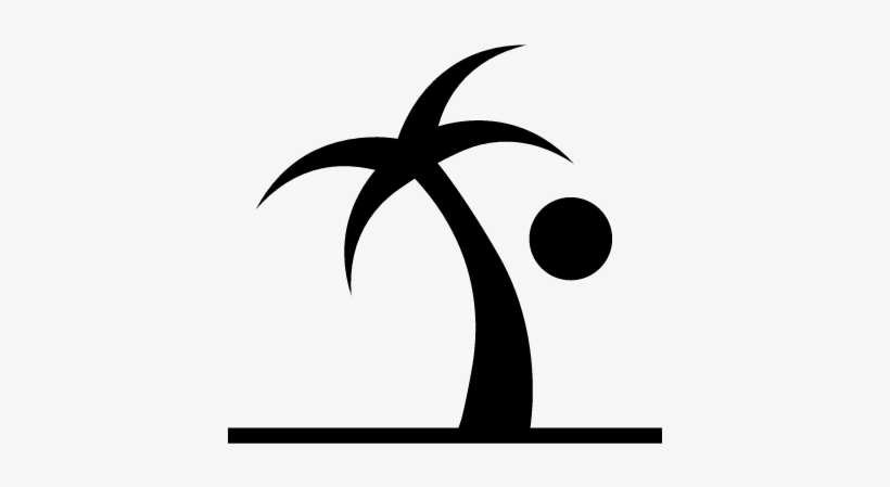 Palm Tree Vector - Icon, transparent png download