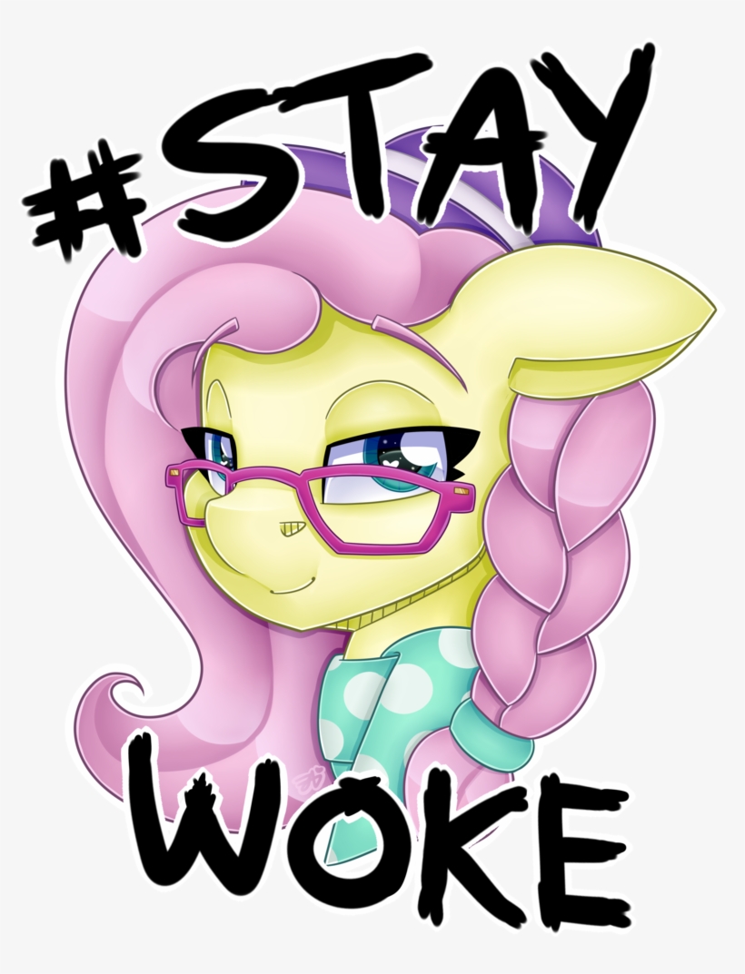 Alternate Costumes Hairstyle Version Braid - Fluttershy Woke, transparent png download