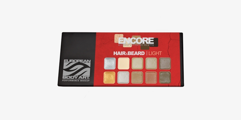 Encore Hair & Beard Alcohol Activated Palettes Provide - European Body Art Hair And Beard, transparent png download