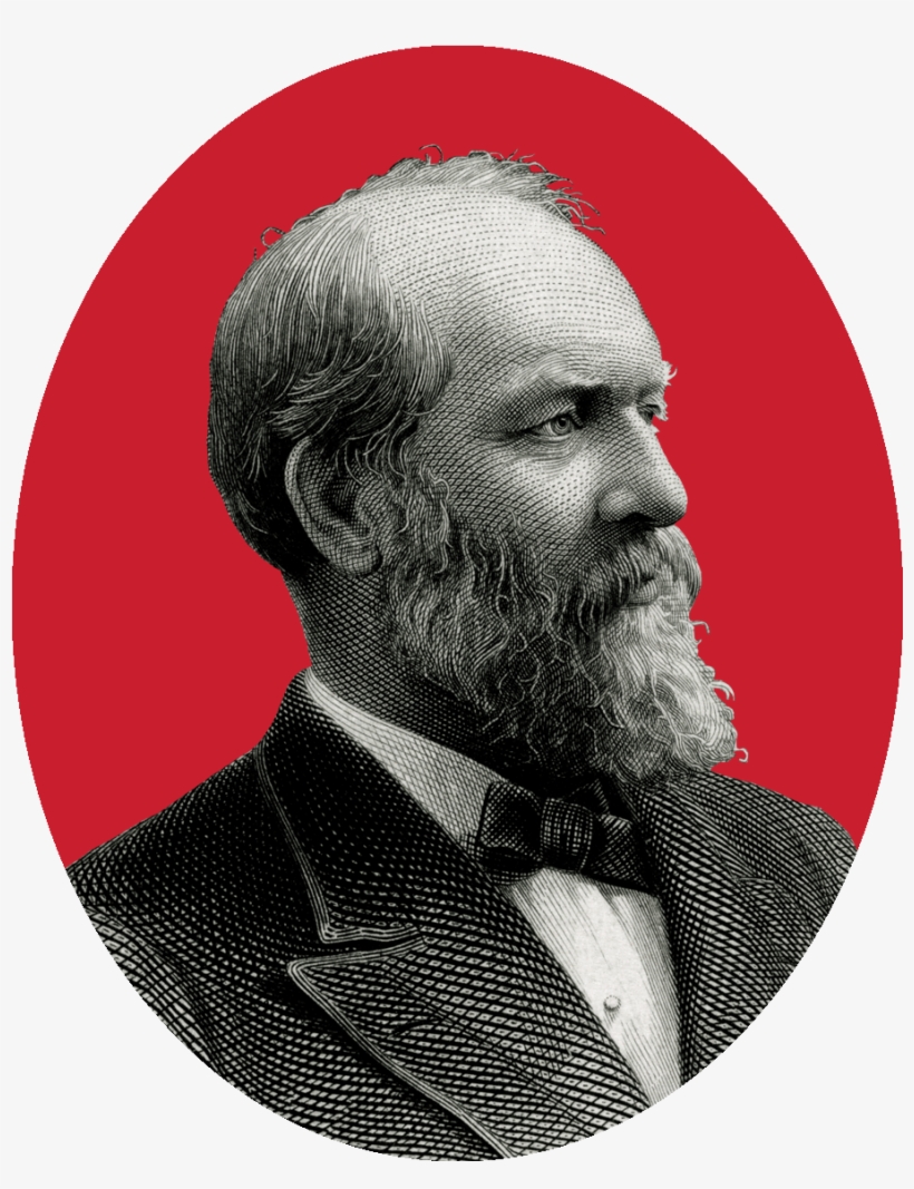 File - Rp1880 - James A Garfield (1831-1881) N20th President Ate 19th, transparent png download