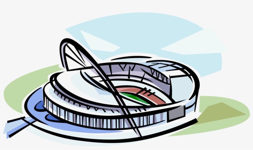 Banner Library Stock Wembley Football Stadium - Stadium Vector Png, transparent png download
