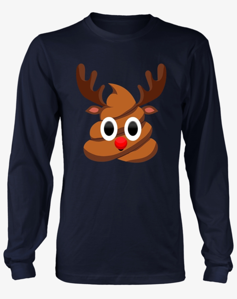 Christmas Poop Emoji In Santa Hat Shirt - Power And Know Things, transparent png download