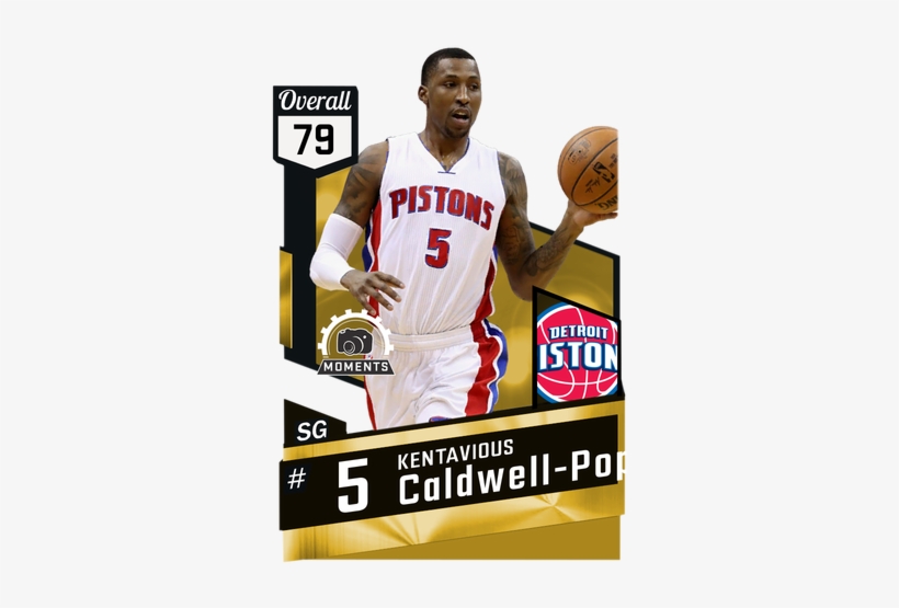 Kentavious Caldwell-pope Gold Card - Nba Live 18 Ultimate Team, transparent png download