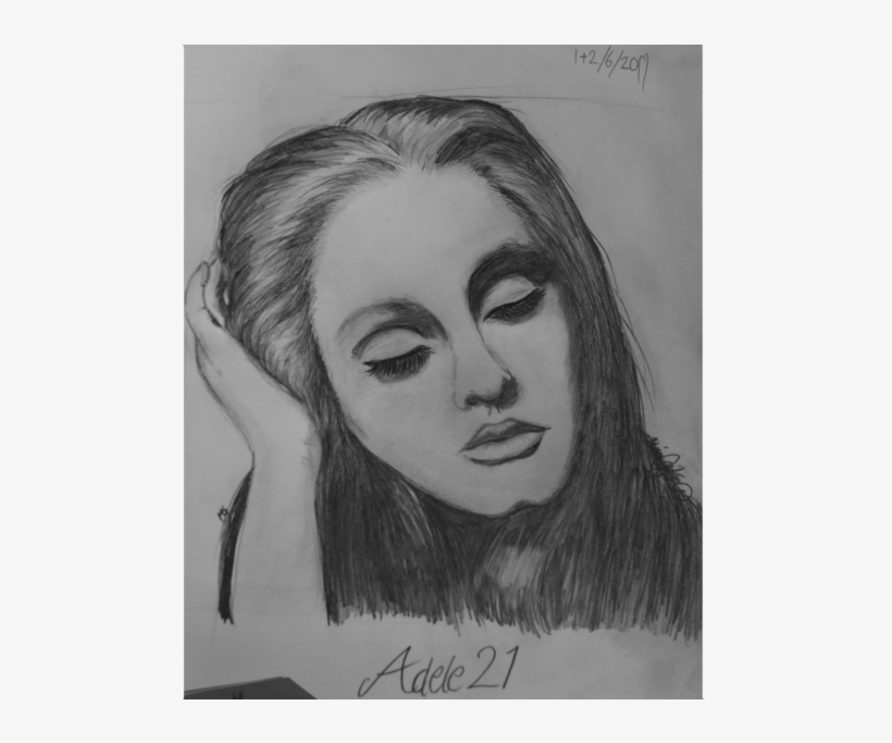 Portraits Drawing - 21 Adele Fan Art, transparent png download