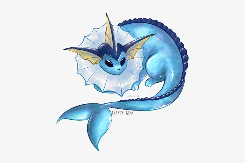 I Couldn't Figure What To Do For The Background, So - Transparent Vaporeon Running, transparent png download