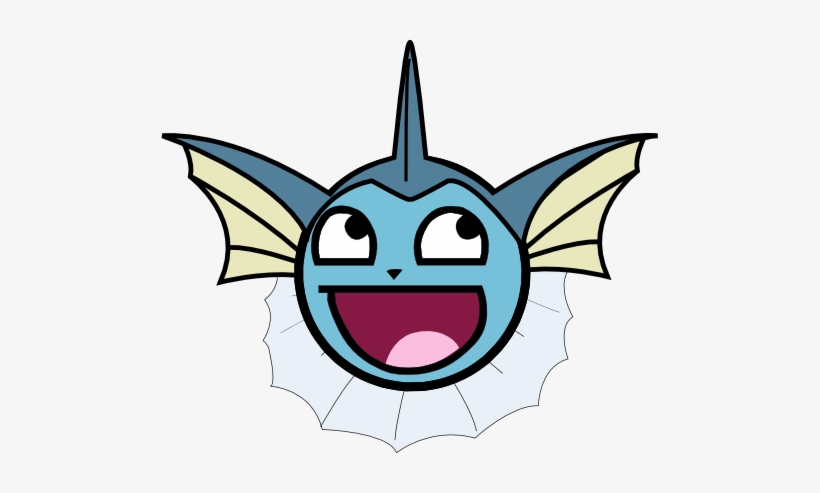 Clip Library Download Vaporeon Transparent Derp - Awesome Face, transparent png download