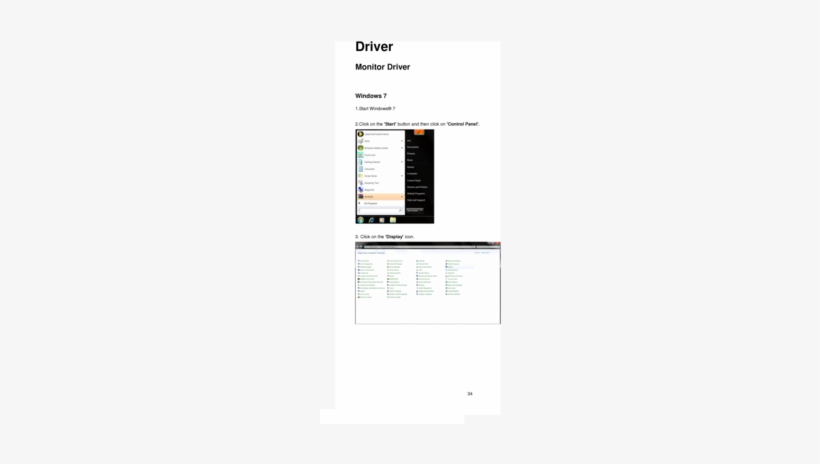 Page 34 34 Driver Monitor Driver Windows 7 - Utility Software, transparent png download