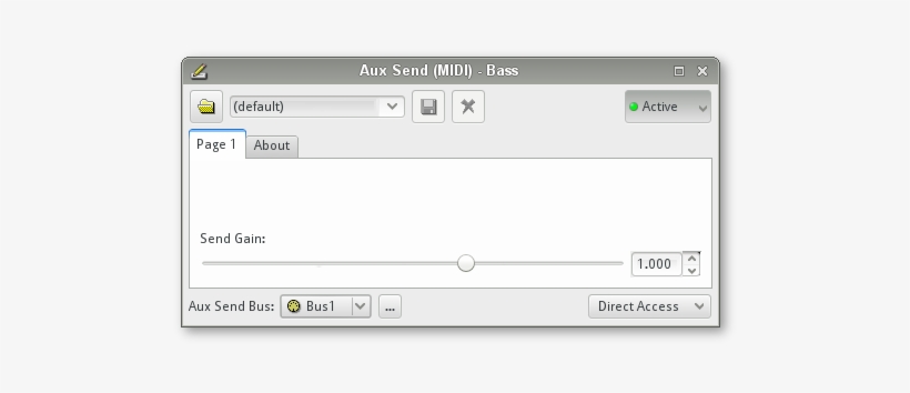 The Aux Send Window For A Midi Track - Toshiba Assist, transparent png download
