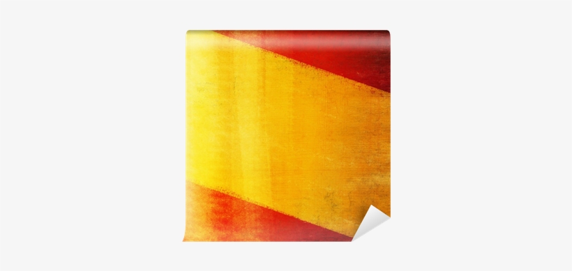 Spain Flag Drawing ,grunge And Retro Wall Mural • Pixers® - Still Life, transparent png download