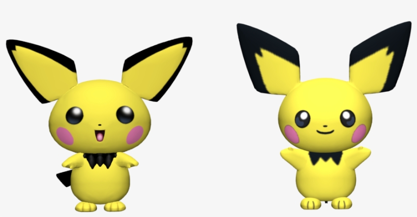 Sean Hicks On Twitter - Pichu Model, transparent png download