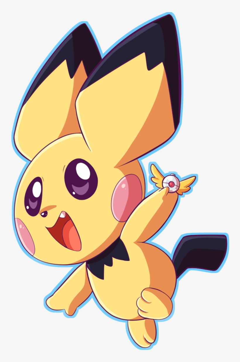 Pichu - Cartoon, transparent png download