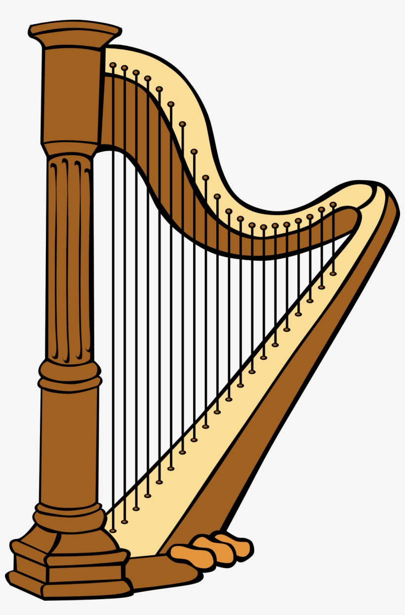 Clipart Info - Harp Clipart, transparent png download