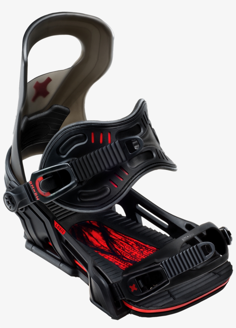 Logic Blk V=1505503001 - Bent Metal Logic Snowboard Bindings 2018, transparent png download