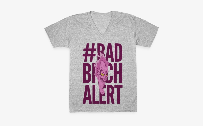 #badbitchalert V-neck Tee Shirt - H Double Hockey Sticks, transparent png download