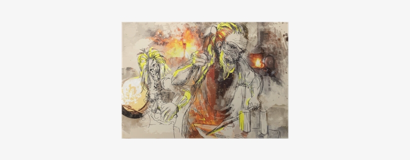 Greek Myths And Legends - Hephaestus, transparent png download