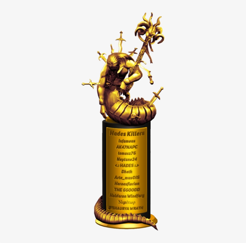 Hades Trophy - Statue, transparent png download