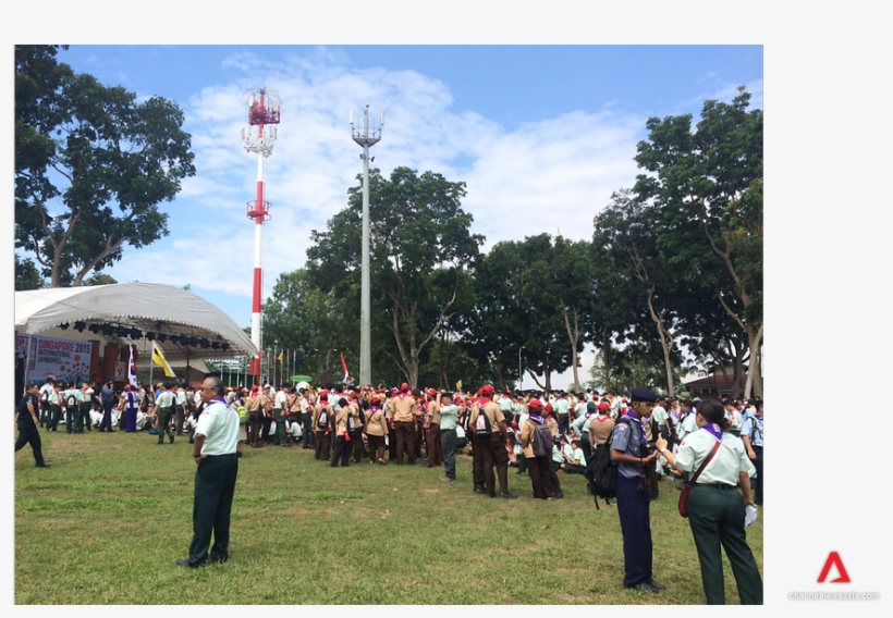 Scout Jamboree In Singapore - Crowd, transparent png download