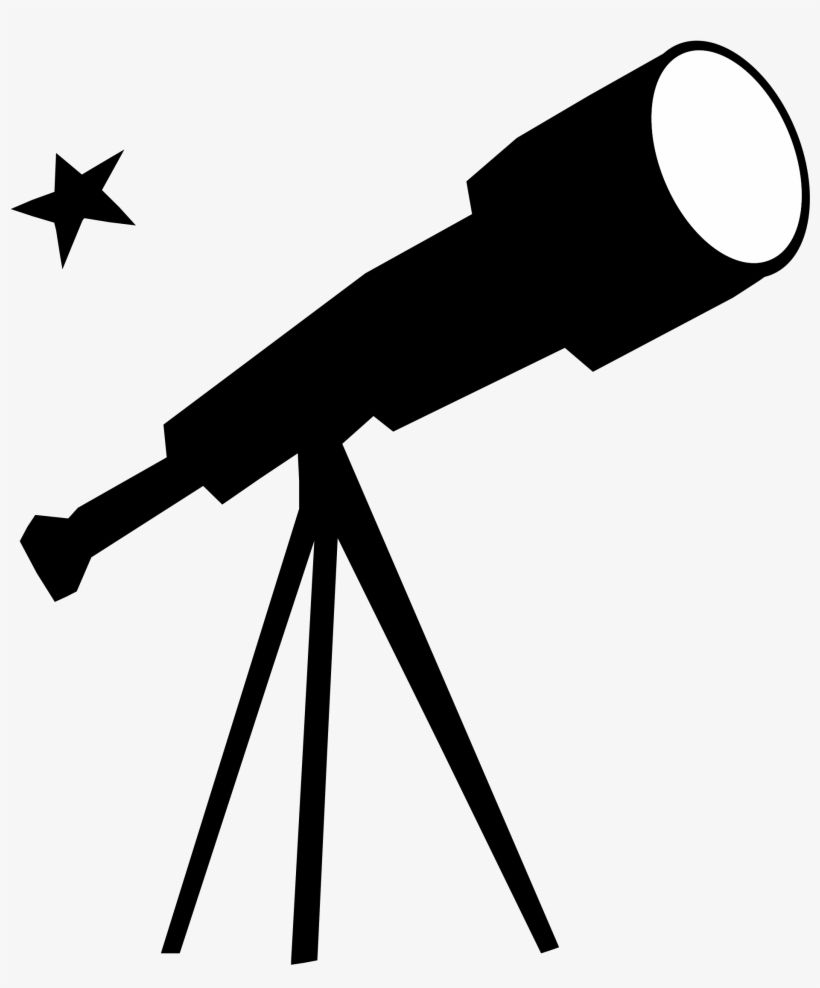 This Free Icons Png Design Of Telescope Black, transparent png download