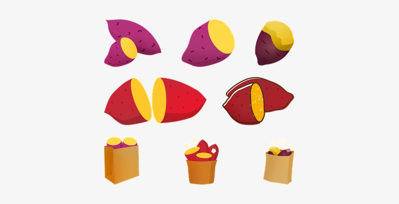 Sweet Potato, Yams, Food, Healthy - Sweet Potato, transparent png download