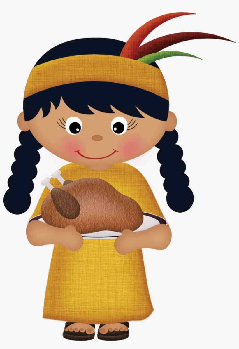 Photo By @martamota - Thanksgiving Indian Clip Art, transparent png download