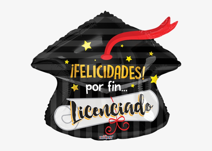 Por Fin Licenciado Birrete Shape - Graphic Design, transparent png download