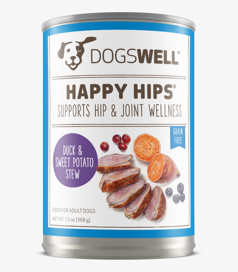 Happy Hips Duck And Sweet Potato Canned Dog Food - Dogswell Happy Hips Grain-free Duck & Sweet Potato, transparent png download