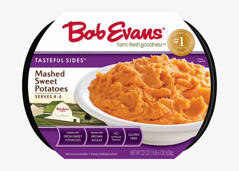 Bob Evans Mashed Sweet Potatoes - Bob Evans Sweet Potatoes, transparent png download